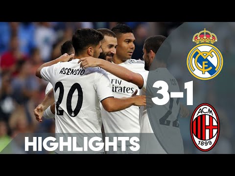 Real Madrid vs AC Milan 3-1 All Goals & Highlights 1080i HD