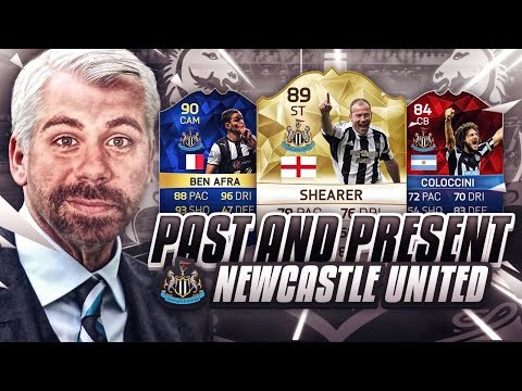 PAST AND PRESENT NEWCASTLE UNITED SQUAD BUILDER – FIFA 16 Ultimate Team – LEGEND SHEARER