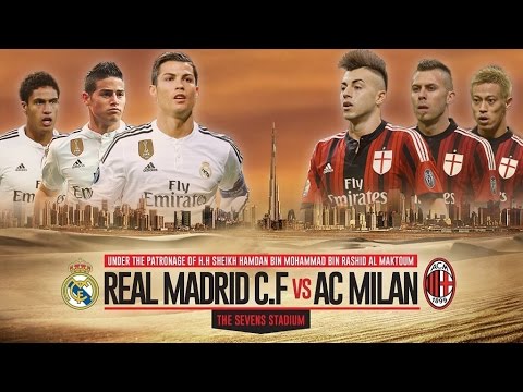 REAL MADRID v AC MILAN | Goals, Highlights, Behind the Scenes | Dubai Football Challenge