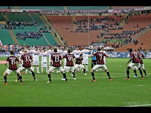 A.C.  MILAN Players Haka vs Carpi | 21.04.2016