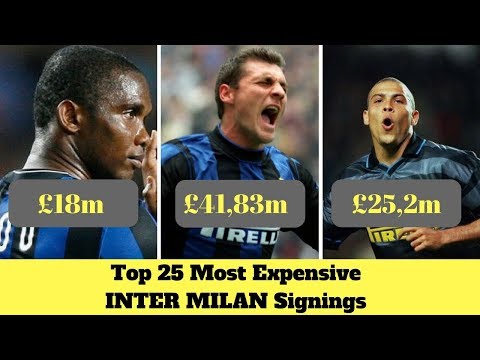 Top 25 Most Expensive INTER MILAN Signings | Transfer Update 2017/2018