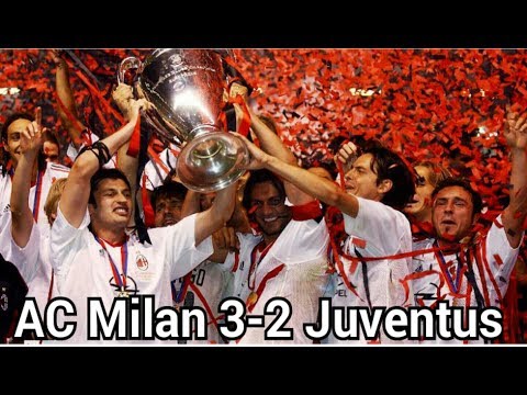 AC Milan vs Juventus UEFA Champions League 2003 Final Highlights