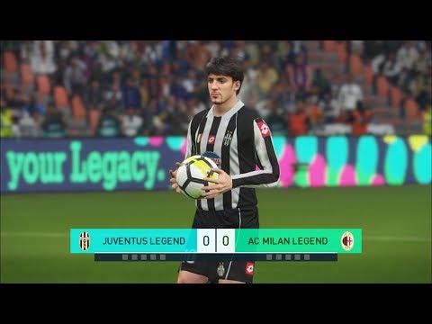 Juventus LEGEND vs AC Milan LEGEND I PES 2018 Penalty Shootout