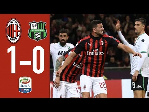 Highlights AC Milan 1-0 Sassuolo – Matchday 26 Serie A 2018/2019