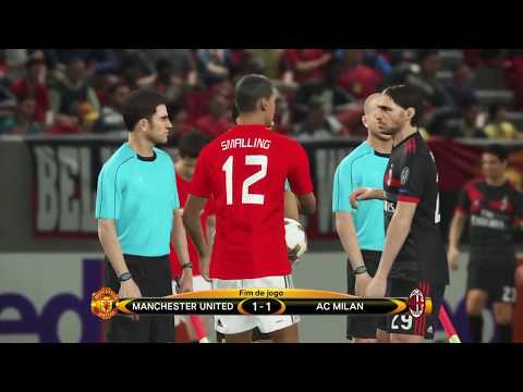 PES 2018 – AC Milan vs Man United Europa League Gameplay HD