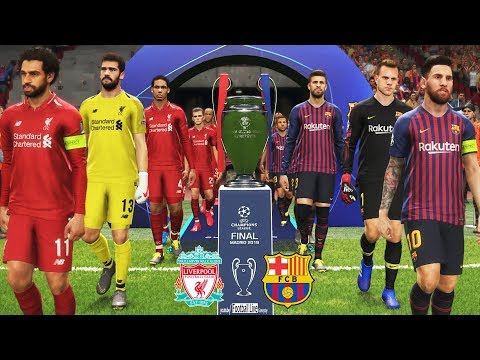 PES 2019 | Barcelona vs Liverpool | Full Match & Amazing Goals | UEFA Champions League Final UCL