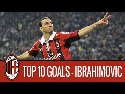 Zlatan Ibrahimovic's top 10 goals in the Red and Black