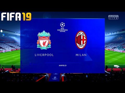 FIFA 19 | Liverpool vs AC Milan – UEFA Champions League Group Stage – Full Match & Gameplay