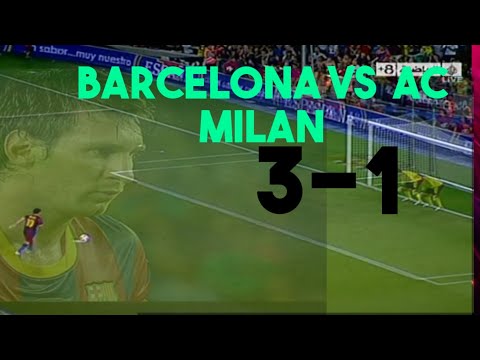 Planety shotout barcelona 3-1Ac milan