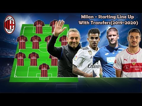 MILAN – Potential Line Up With Transfers (2019-2020) ft.Ceballos, Kramarić, Kabak, Giampaolo