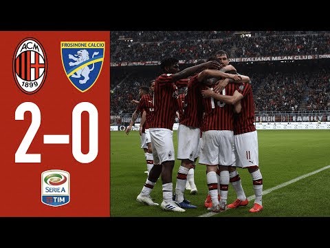 HIghlights AC Milan 2-0 Frosinone – Matchday 37 Serie A TIM 2018/2019