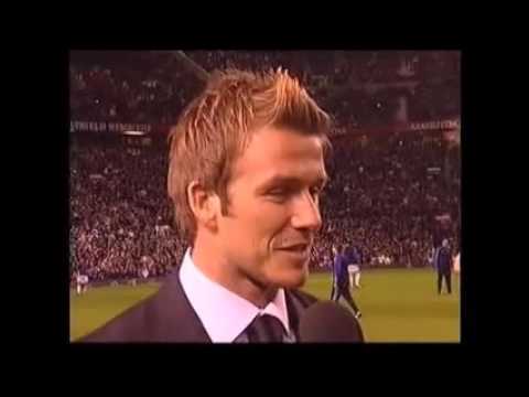 David Beckham says Goodbye to the Manchester United Fans – March 2007