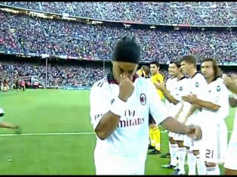 FC Barcelona Vs AC Milan – Ronaldinho Return of the King – 25/08/10