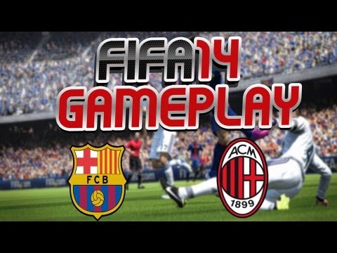 FIFA 14 | FC Barcelona vs AC Milan | Gameplay