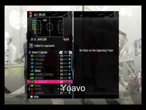 Pro Evolution Soccer 2010 – My Master Leauge A.C.Milan Team