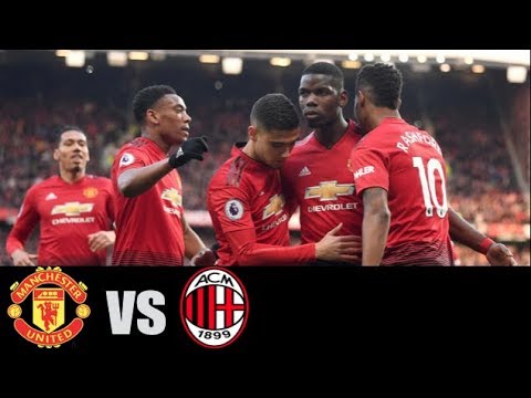 Manchester United vs AC Milan 2019 ● Paul Pogba and Piatek Show Magic Skills and Goals