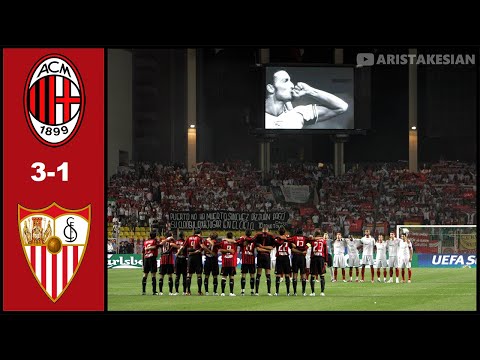 AC Milan v Sevilla FC: 3-1 UEFA SUPER CUP 2007 – Rai1 (Italian Commentary) – FULL HD