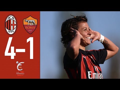 Highlights AC Milan 4-1 AS Roma – Matchday 20 Women's Serie A 2018/19