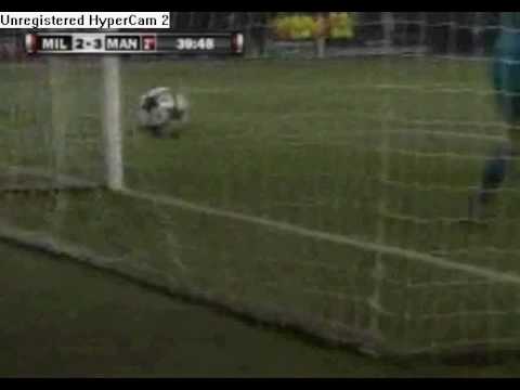 Seedorf great goal – AC Milan vs Manchester United 2-3 – 16-02-2010