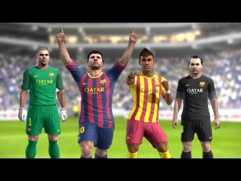 PES 2013 –  Barcelona New Kits 2013 – 2014 | Home/Away | ║HD║