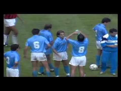 Series A 1990-91 Napoli vs AC Milan (Maradona Played)