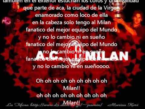 Rossineri A.C.Milan   Emis Killa  Lyrics Español