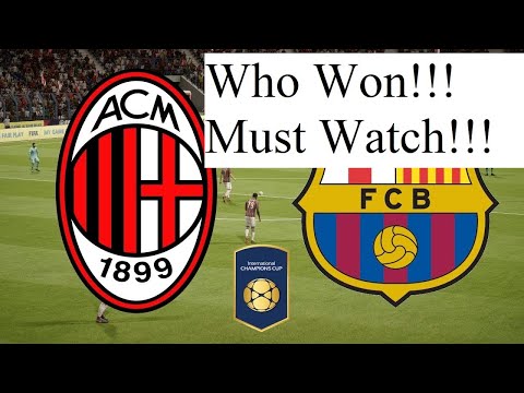 AC Milan Vs Barcelona / PES Mobile 2019/ Road to Champion League/ Pes Mobile Gameplay #2 / 4K UHD