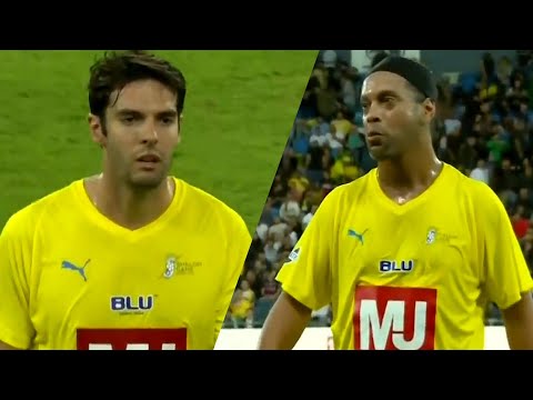 SHOW DE RONALDINHO E KAKÁ NO SHALOM GAME! ? Ronaldinho & Ricardo Kaká vs Israel Legends 29/10/2019