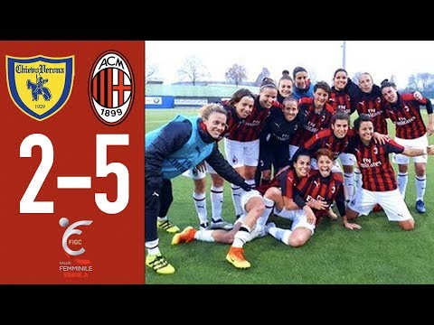 Highlights Chievo 2-5 AC Milan – Matchday 11 Women's Serie A 2018/19