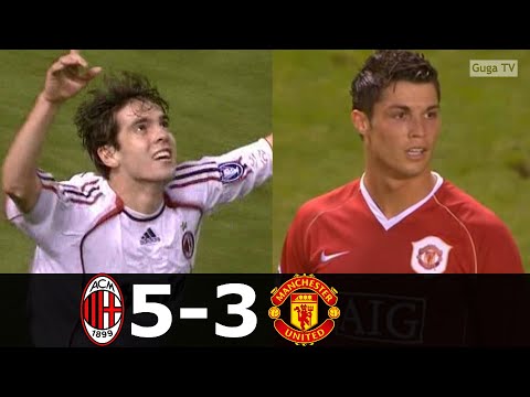 AC Milan vs Manchester United 5-3 (agg) – 2006/2007 (English Commentary)