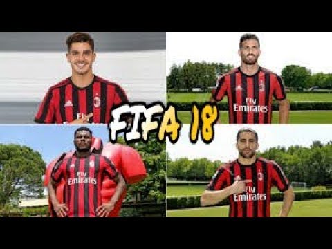 FIFA 18 – AC MILAN PLAYERS FACES