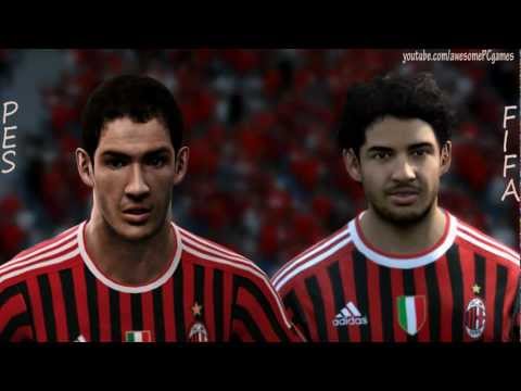 FIFA 12 vs PES 12 Head to Head – Faces HD 1080p