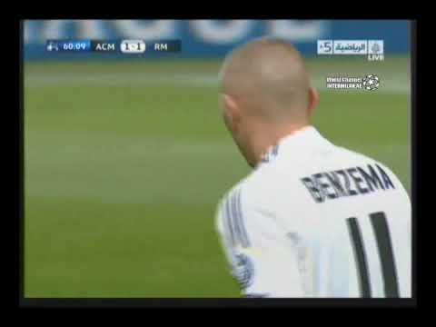 AC Milan vs Real Madrid | Benzema Shot | World Channel | intermilan.ae