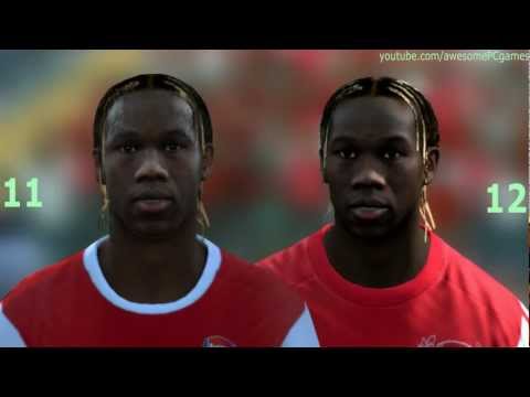 FIFA 12 vs FIFA 11 Head to Head – Faces #5 HD 1080p