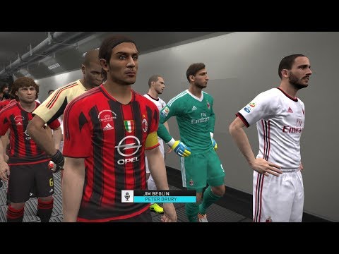 Ac Milan 2017/18 vs Ac Milan Legend – Gameplay