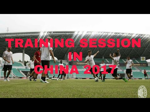 AC MILAN TRAINING  SESSION IN GUANGZHOU CHINA 2017