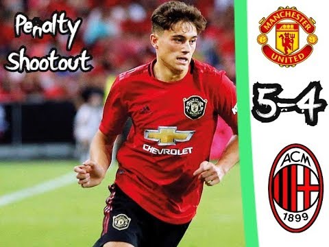 Manchester United vs Ac Milan Penalty Shootout English Commentary