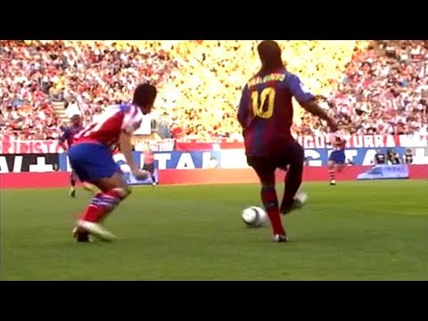 Ronaldinho vs Atletico de Madrid 2004/05 (A) – La Liga 04-05 – By PedroPaulo10i