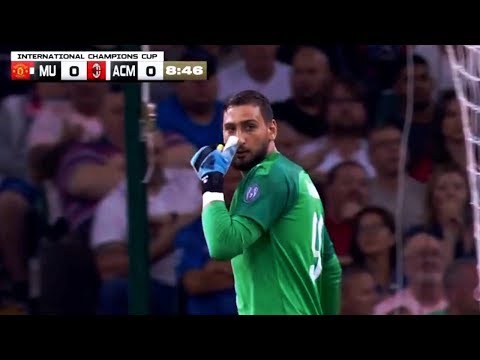 Gianluigi Donnarumma vs Manchester United FC ● Neutral ● ICC Pre-Season ● (03/08/2019) ● 720p HD