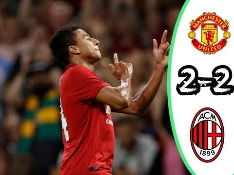 Manchester United vs AC Milan Highlights 2 2 Full Time English Commentary in HD