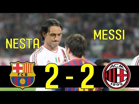 The Day Messi Met New Boss(Nesta) : 11-12 Champions League Barcelona vs AC Milan