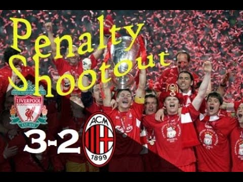 Milan vs Liverpool || UCL Final 2005 || Penalty Shootout