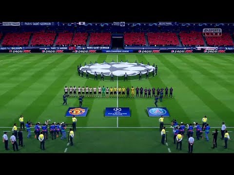 Paris Saint Germain Vs Manchester United champions league PSG lineup prediction on FIFA19